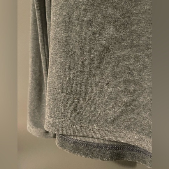 Banana Republic Grey Velour Mock Neck S - Picture 3 of 6